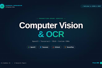 build ocr and computer vision solutions with python and opencv