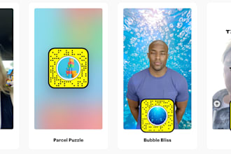 create a snapchat lens for brands and persons ar lens