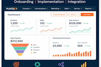 be your hubspot expert for onboarding, implementation, and integration