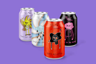 create custom illustration for branding, packaging or products