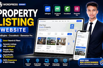 build rental or real estate site with jetengine crocoblock search filter agent
