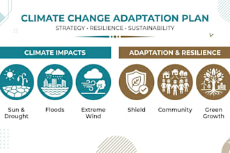 develop a climate change adaptation plan for your project or community
