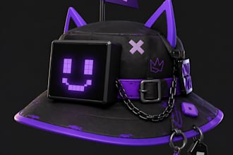 create 3d ugc hats, hair, and items for roblox