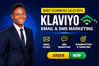 setup sms flows, klaviyo email marketing, shopify ecommerce flows email template