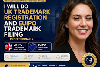 do UK trademark registration and euipo trademark filing professionally