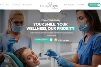 design dentist website doctor website med spa website therapy website