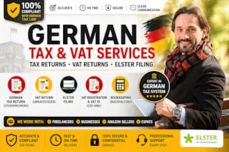 file german tax return, vat return and elster tax filing