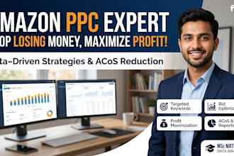 manage and optimize amazon PPC campaigns to lower acos and increase profit