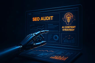 do  a full SEO audit and ai content strategy to rank your website on google