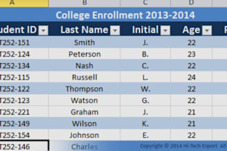 data entry, data typing, presentations