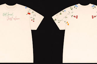 design custom streetwear graphics and abstract merchandise