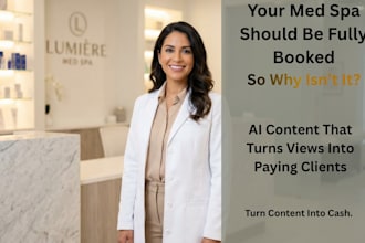 create high converting ai content for med spas and clinics
