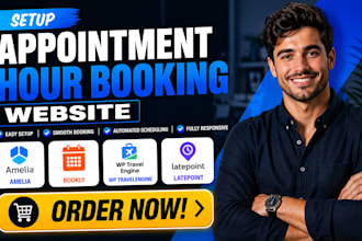 setup appointment hour booking website amelia bookly wp travelengine latepoint