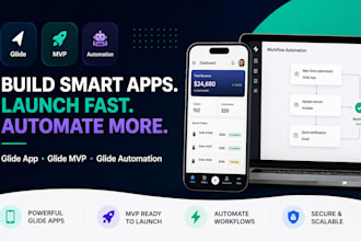 design glide app, glide mvp and glide automation workflow