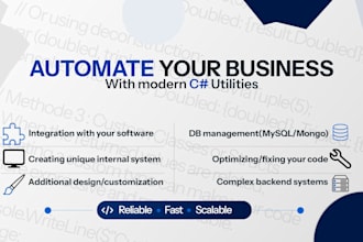 build automation tools or internal systems using cs dotnet