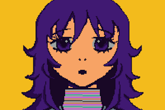 do a simple pixel art profile pic for you