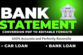 convert your bank statement