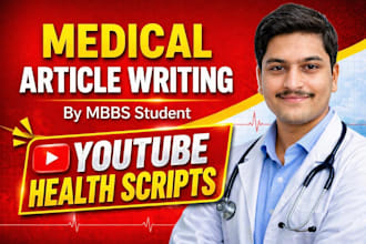 write engaging medical and health youtube scripts