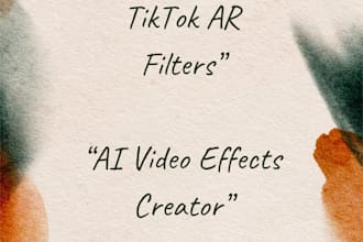 create tiktok ar filters and ai videos