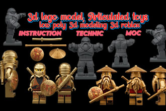 3d lego model lego minifigure 3d toy low poly 3d modeling 3d roblox