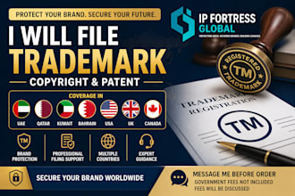 file trademark in uae, USA, UK, canada and gcc countries