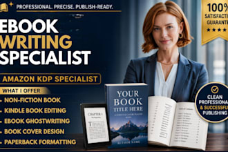 be non fiction ebook ghostwriter, christian ebook writer
