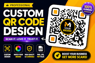 custom qr code design with your logo