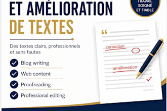 corriger et améliorer les textes