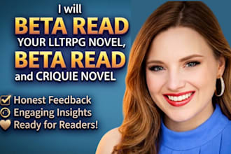 beta read your lltrpg novel, beta read and critique novel