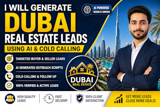 generate dubai real estate leads using ai and cold calling