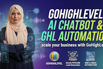 setup gohighlevel ai chatbot ghl automation and lead generation workflow