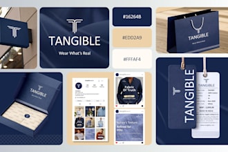 build a complete brand identity with logo and brand book