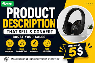write compelling SEO product descriptions