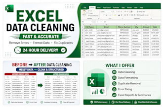 do excel data cleaning data formatting and data correction