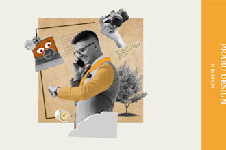 transform photos into artistic digital collage masterpiece