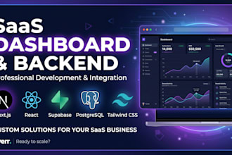 build your saas dashboard and backend with supabase and nextjs