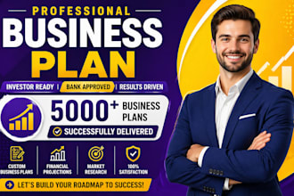 write business plan with financial model