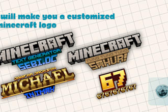 make you a customized minecraft logo