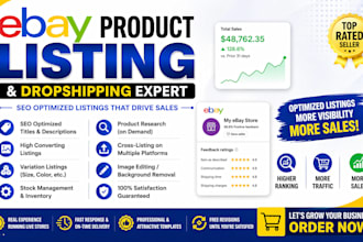 do ebay listing, ebay product listing, ebay lister, ebay product upload