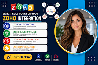 setup zoho automation zoho sales pipeline zoho API integration zoho integration