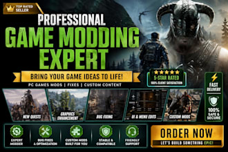 create edit or port custom skyrim mod weapon and armor or fallout 4 game mods
