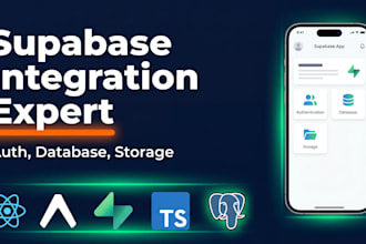 integrate supabase backend in your react native expo app