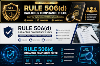 verify rule 506 bad actor compliance for issuers directors and investors