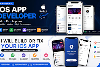 build a professional ios app or fix bugs