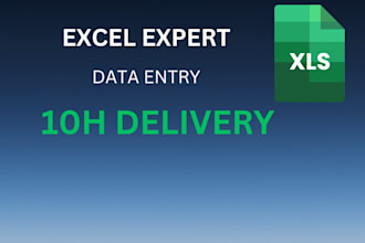 convert scanned PDF to excel within 10 hours