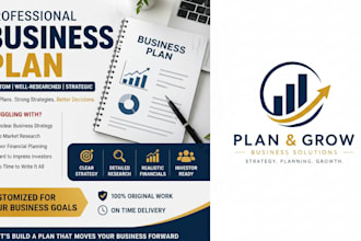 develop a complete business plan for startups, business plan writer