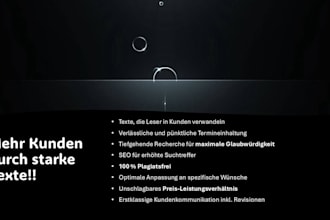 einen einzigartigen artikel für sie verfassen