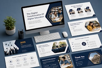 improve modern powerpoint templates and redesign business presentations