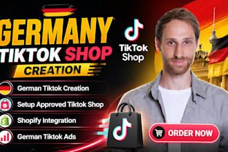 do german tiktok shop setup, german product listing and marketing strategy