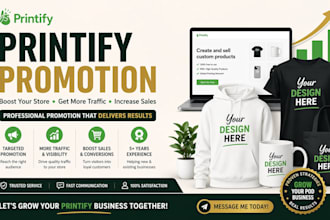promote your printify store and boost your pod sales